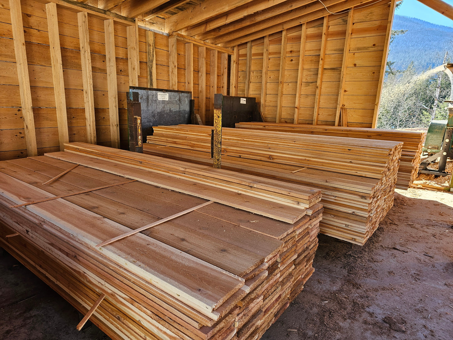 1x6x10' Western Red Cedar Rough cut fence board
