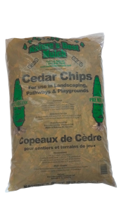 Western Red Cedar Wood Chips - 2.0 Cubic Foot Bag Full Pallet