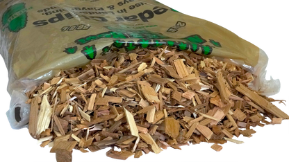 Western Red Cedar Wood Chips - 2.0 Cubic Foot Bag Full Pallet