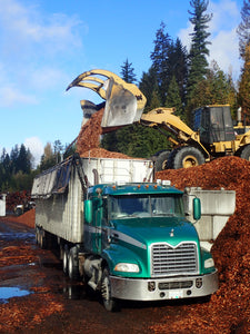 Western Red Cedar Wood Chips - 140 - 150 yard Bulk load