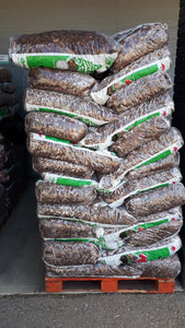 Small 1” to 2” Douglas Fir Bark Nuggets - Full Pallet (65 Bags)